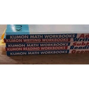 Lot‎ Of 5 Kumon Homeschool Reading Writing Addition Subtraction Geometry Grade 2